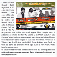 Article du magazine Ragga